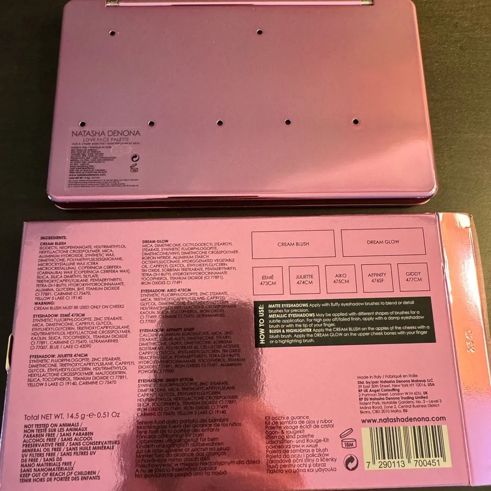 Natasha Denona Love Face Palette 14.5 g Full Size NIB - Picture 4 of 4